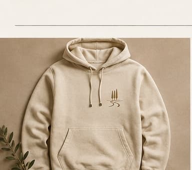 Hoodie Beige