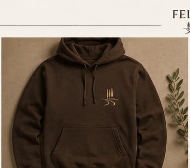 Hoodie Braun