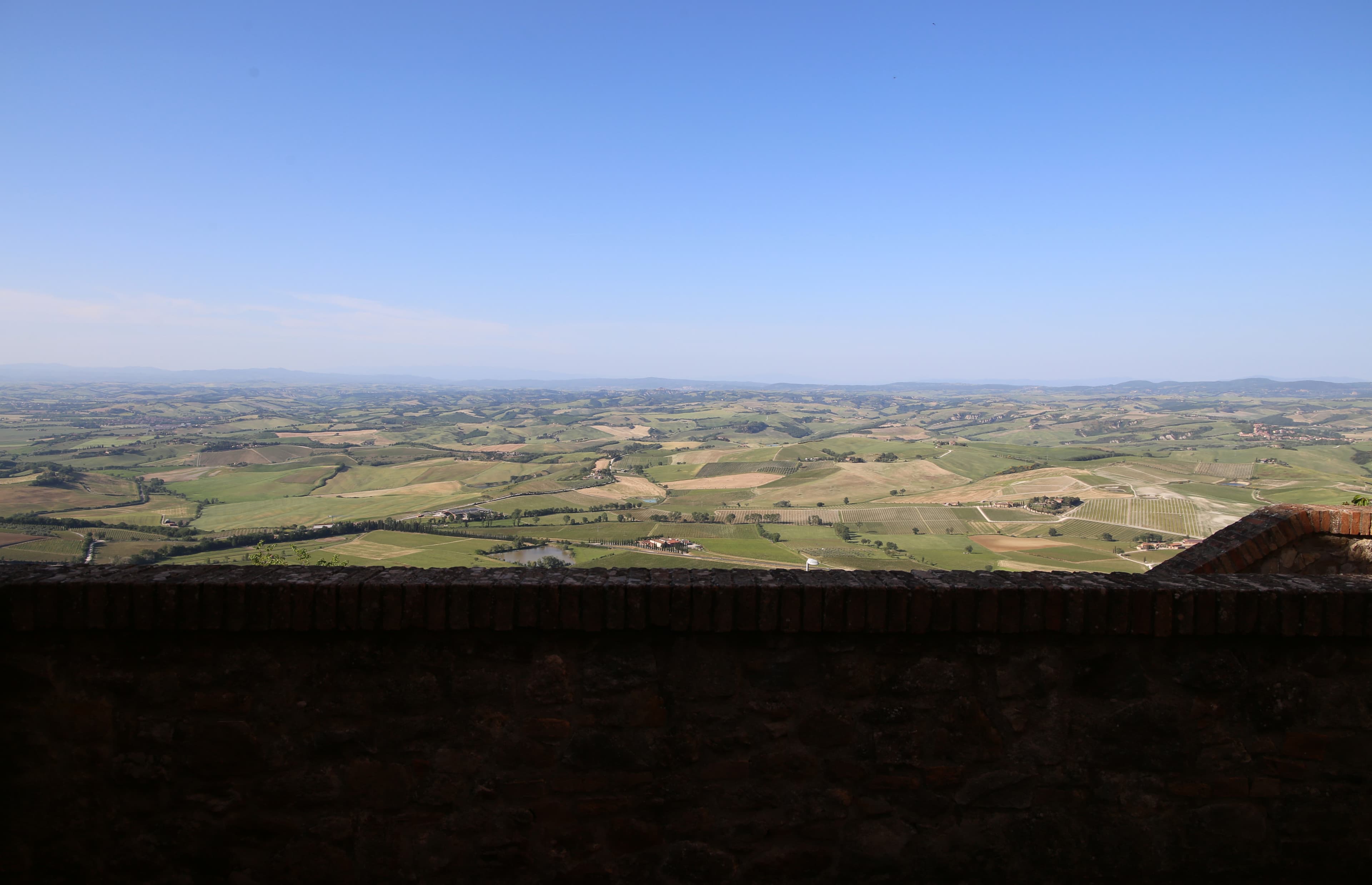 Montalcino — hilltop town, Brunello wine, southern Tuscany