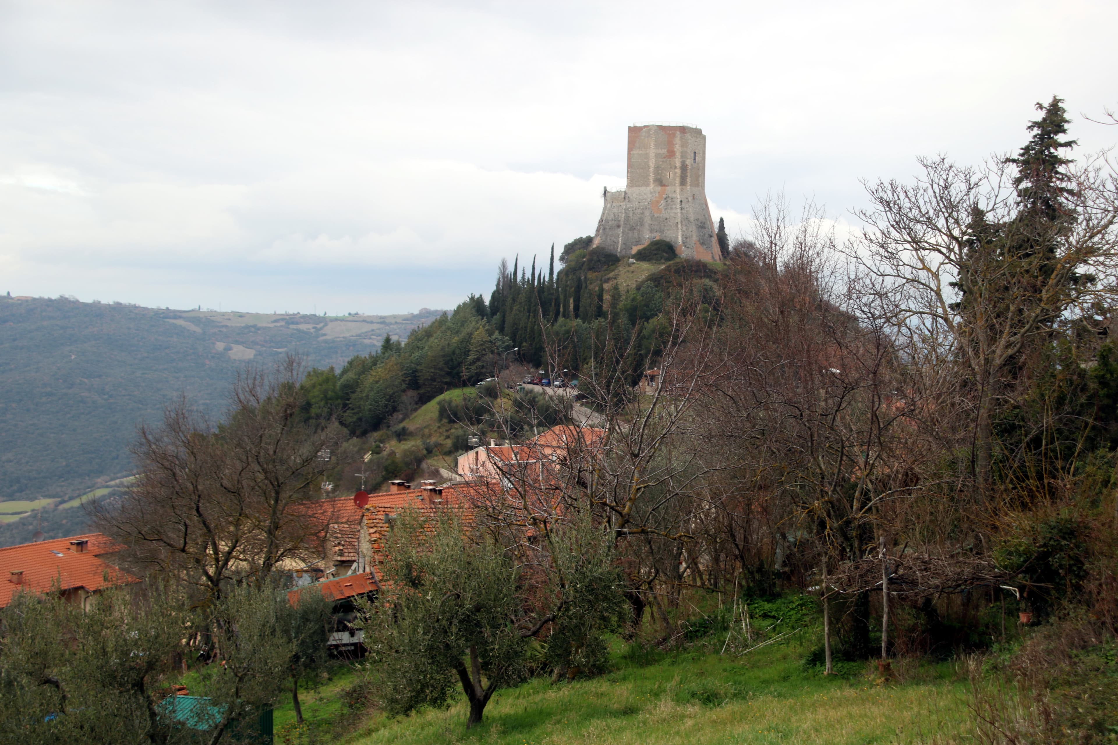 View from Rocca di Tentennano