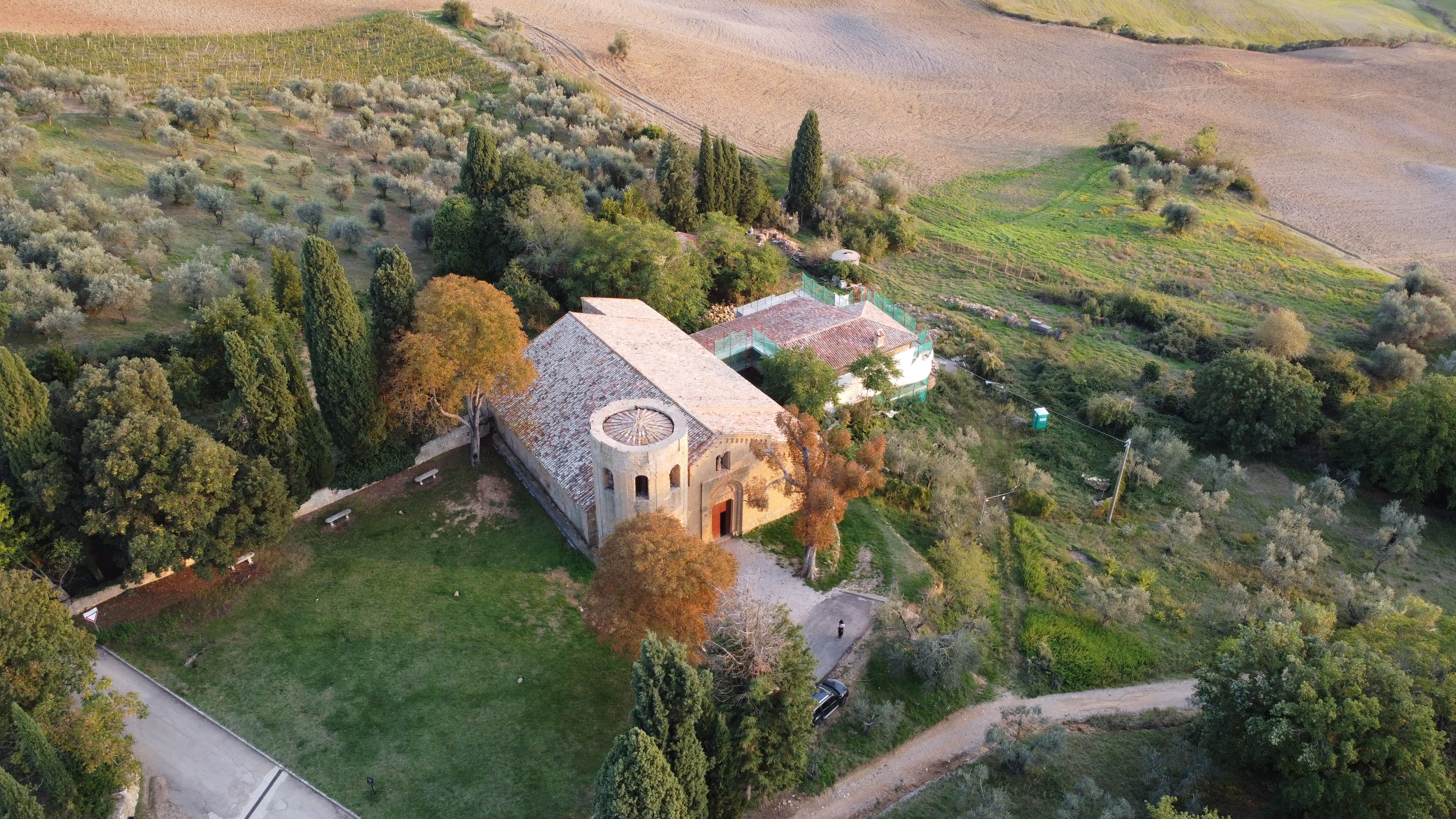 Landscape between Pienza and Monte Amiata