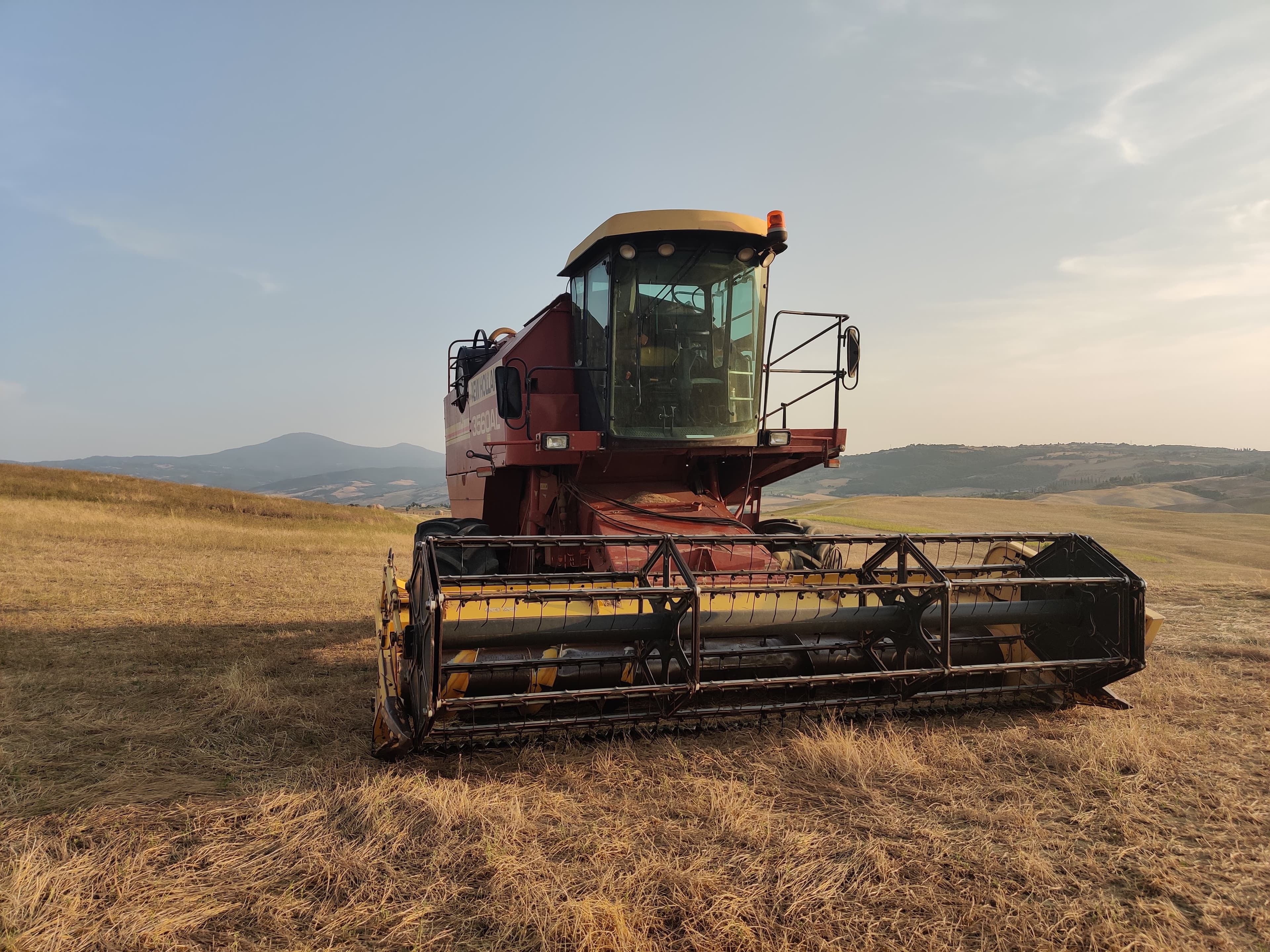 Harvest season at Vitaleta — Val d'Orcia